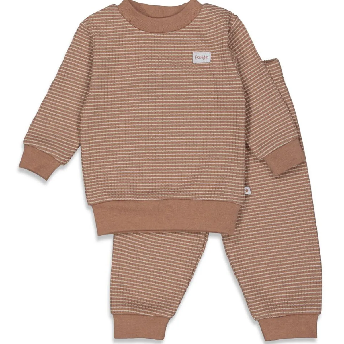 Feetje Pyjama's * Pyjama Wafel - Brown Bruin