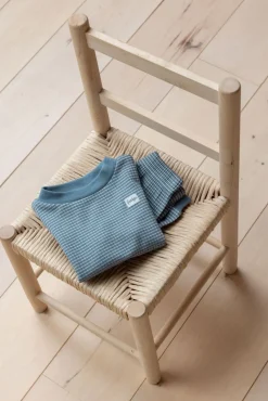 Feetje Pyjama's * Pyjama Wafel Ice Blue Blauw