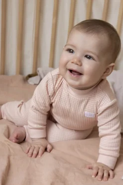 Feetje Pyjama's * Pyjama Wafel Oud Roze
