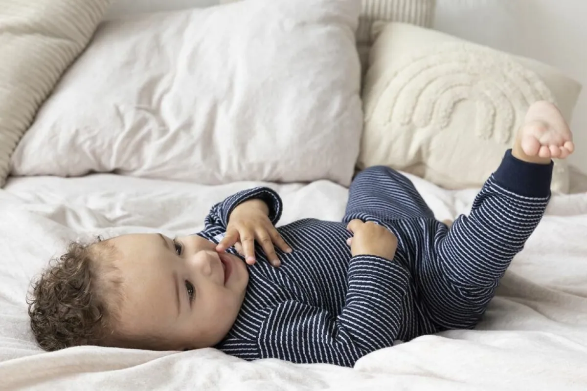 Feetje Pyjama's * Pyjama Wafel - Royal Blue Blauw