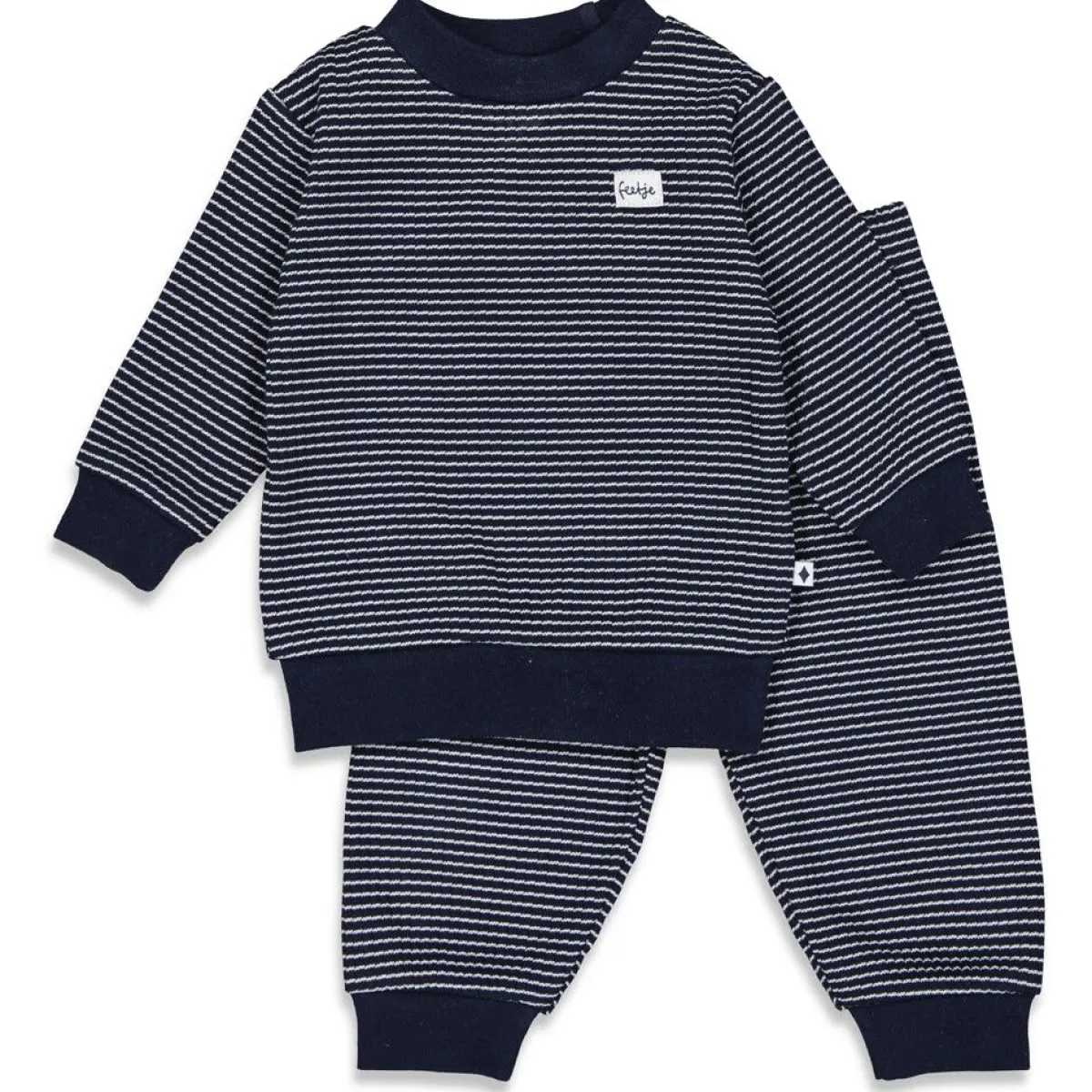 Feetje Pyjama's * Pyjama Wafel - Royal Blue Blauw