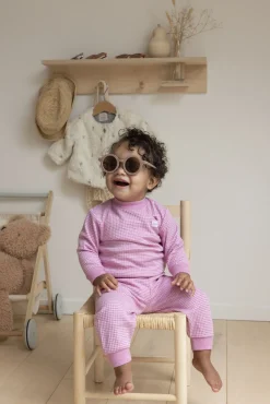 Feetje Pyjama's * Pyjama Wafel Melange Roze