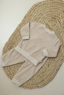 Feetje Pyjama's * Pyjama Wafel Stroopwafel Beige