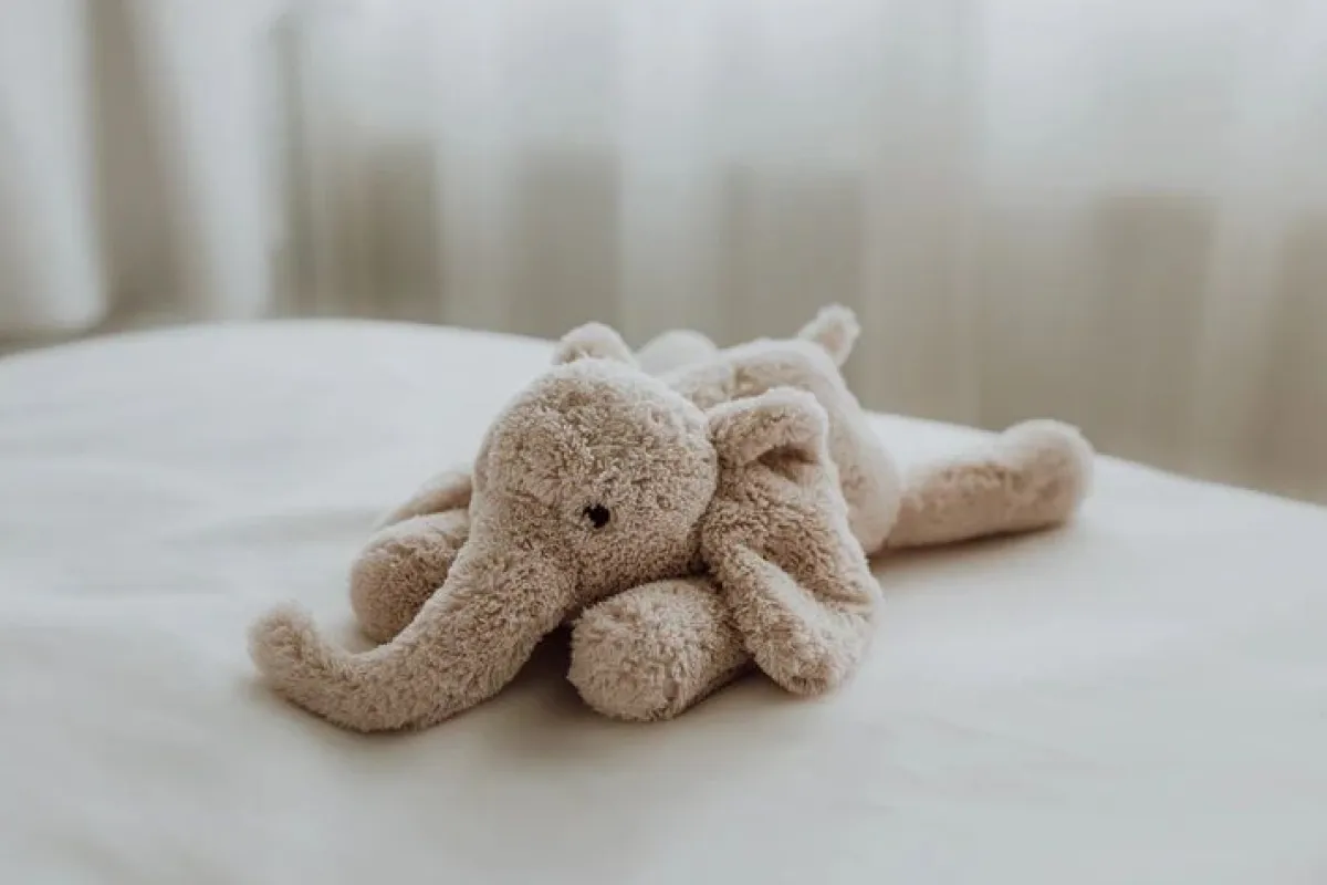 Flow Amsterdam Knuffels * Hartslag Knuffel George de Olifant Blush Beige