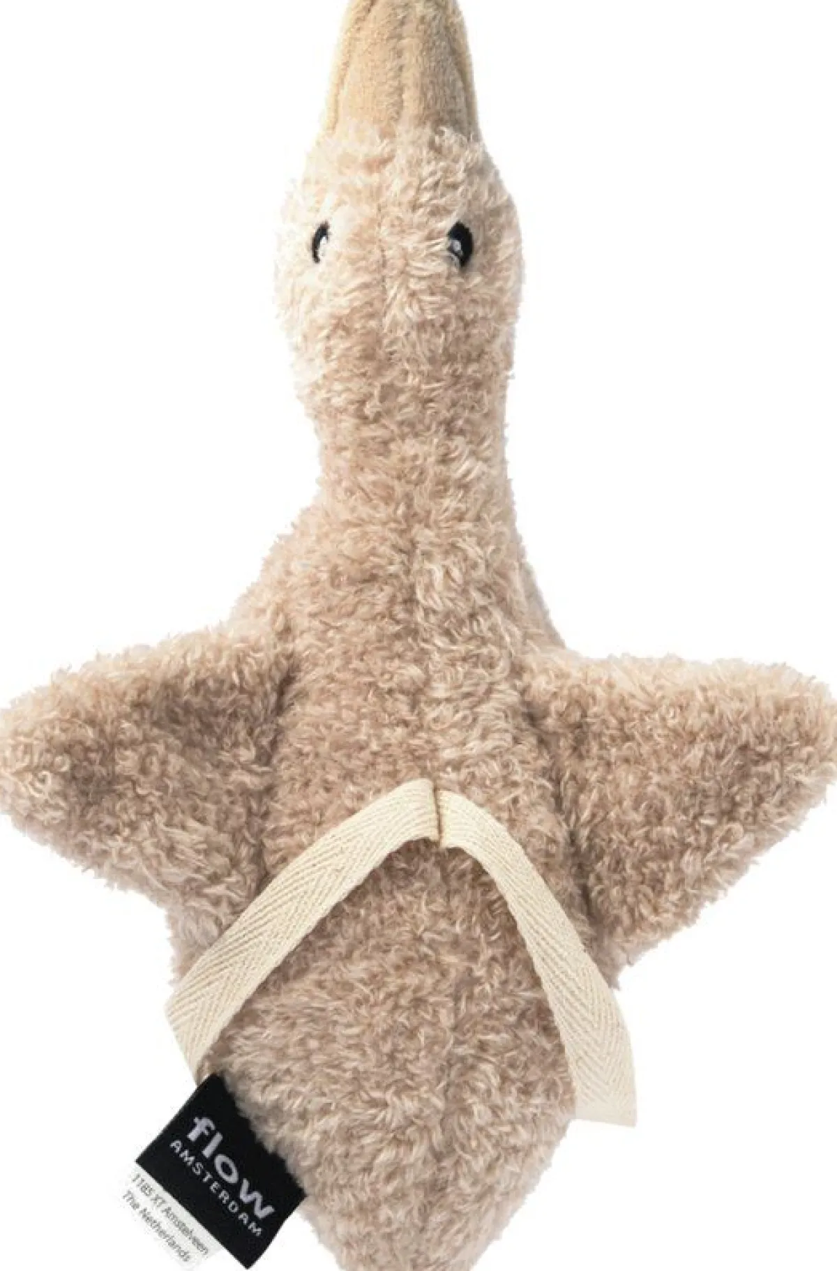 Flow Amsterdam Knuffels * Mini Hartslag Knuffel Liva de Gans Oat Beige