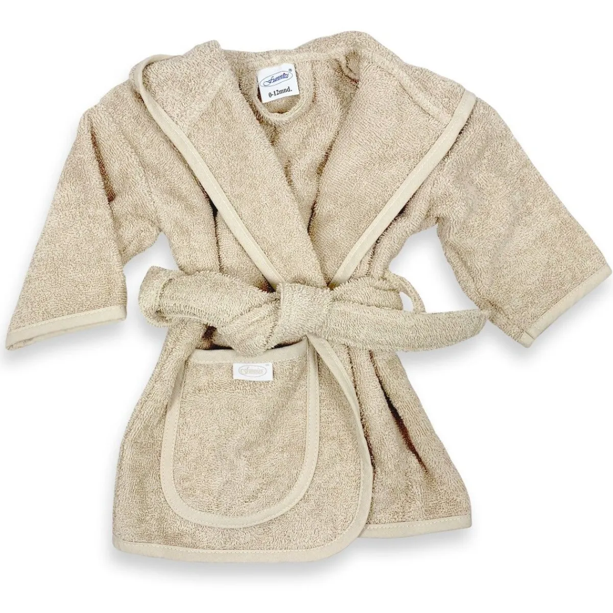Funnies Badjassen * Badjas Badstof Cream Beige