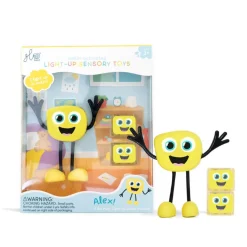 Glo Pals Badspeelgoed * Lichtgevend Badspeeltje Alex Yellow Geel