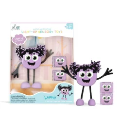 Glo Pals Badspeelgoed * Lichtgevend Badspeeltje Lumi Purple Geel