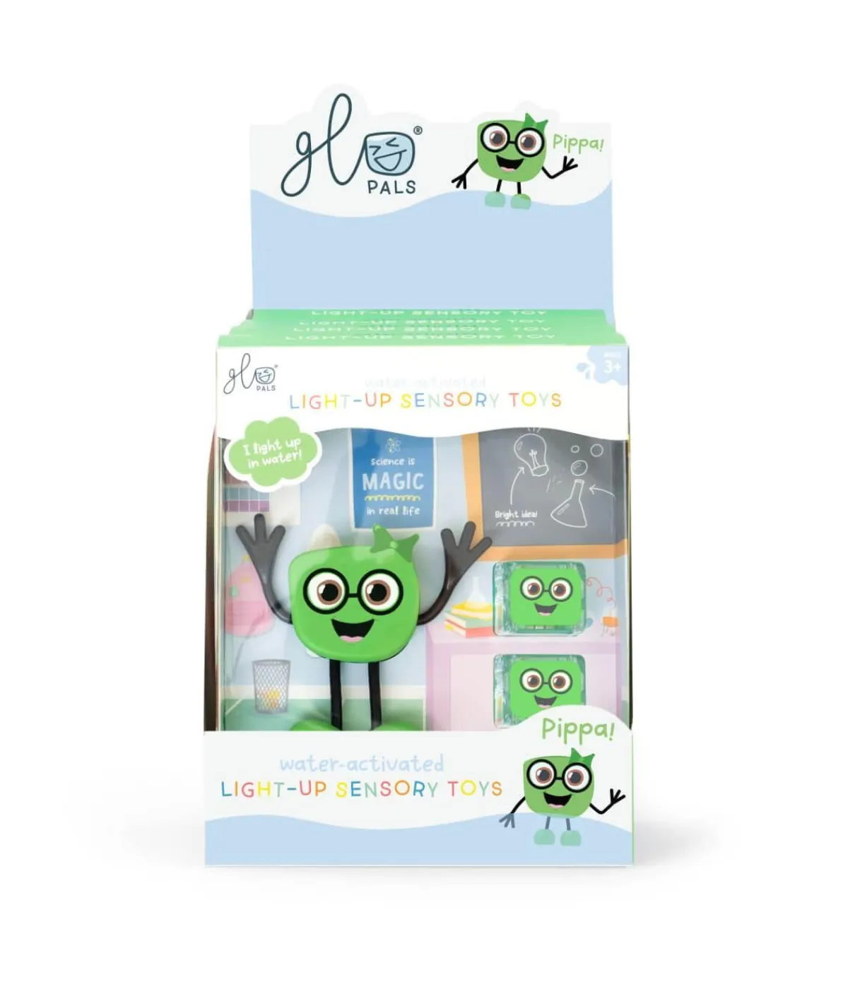 Glo Pals Badspeelgoed * Lichtgevend Badspeeltje Pippa Green Groen