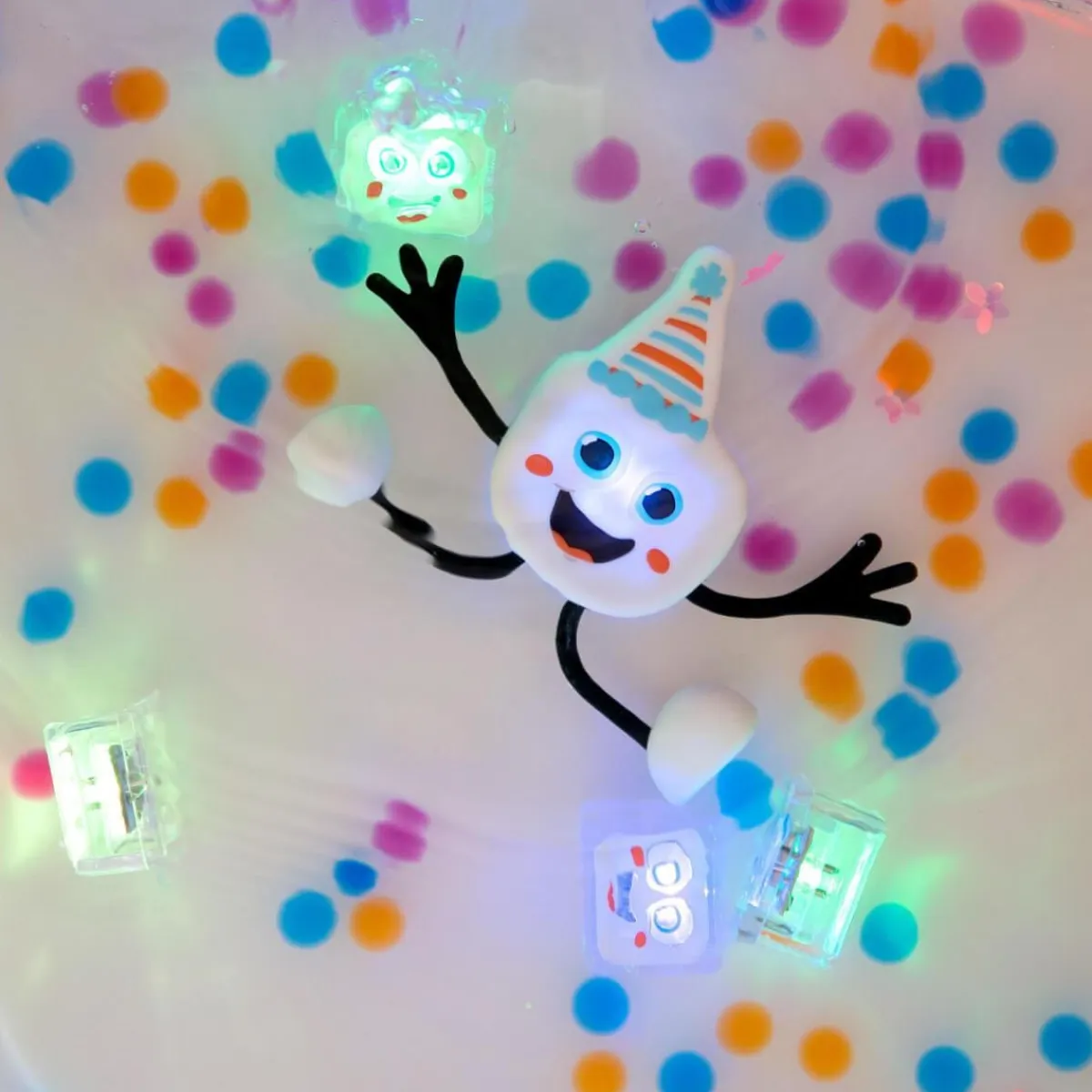 Glo Pals Badspeelgoed * Lichtgevend Badspeeltje Party White Wit