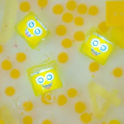 Glo Pals Badspeelgoed * Lichtgevend Kubussen Alex Yellow 4 stuks Geel
