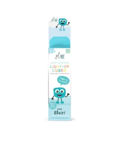 Glo Pals Badspeelgoed * Lichtgevend Kubussen Blair Blue 4 stuks Blauw