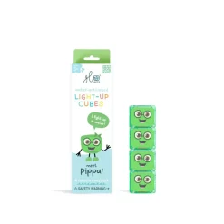 Glo Pals Badspeelgoed * Lichtgevend Kubussen Pippa Green 4 stuks Groen