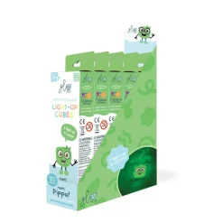 Glo Pals Badspeelgoed * Lichtgevend Kubussen Pippa Green 4 stuks Groen