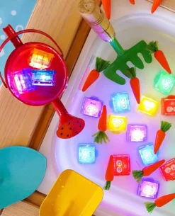 Glo Pals Badspeelgoed * Lichtgevend Kubussen Sammy Red 4 stuks Rood