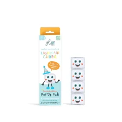 Glo Pals Badspeelgoed * Lichtgevend Kubussen Party White 4 stuks Wit