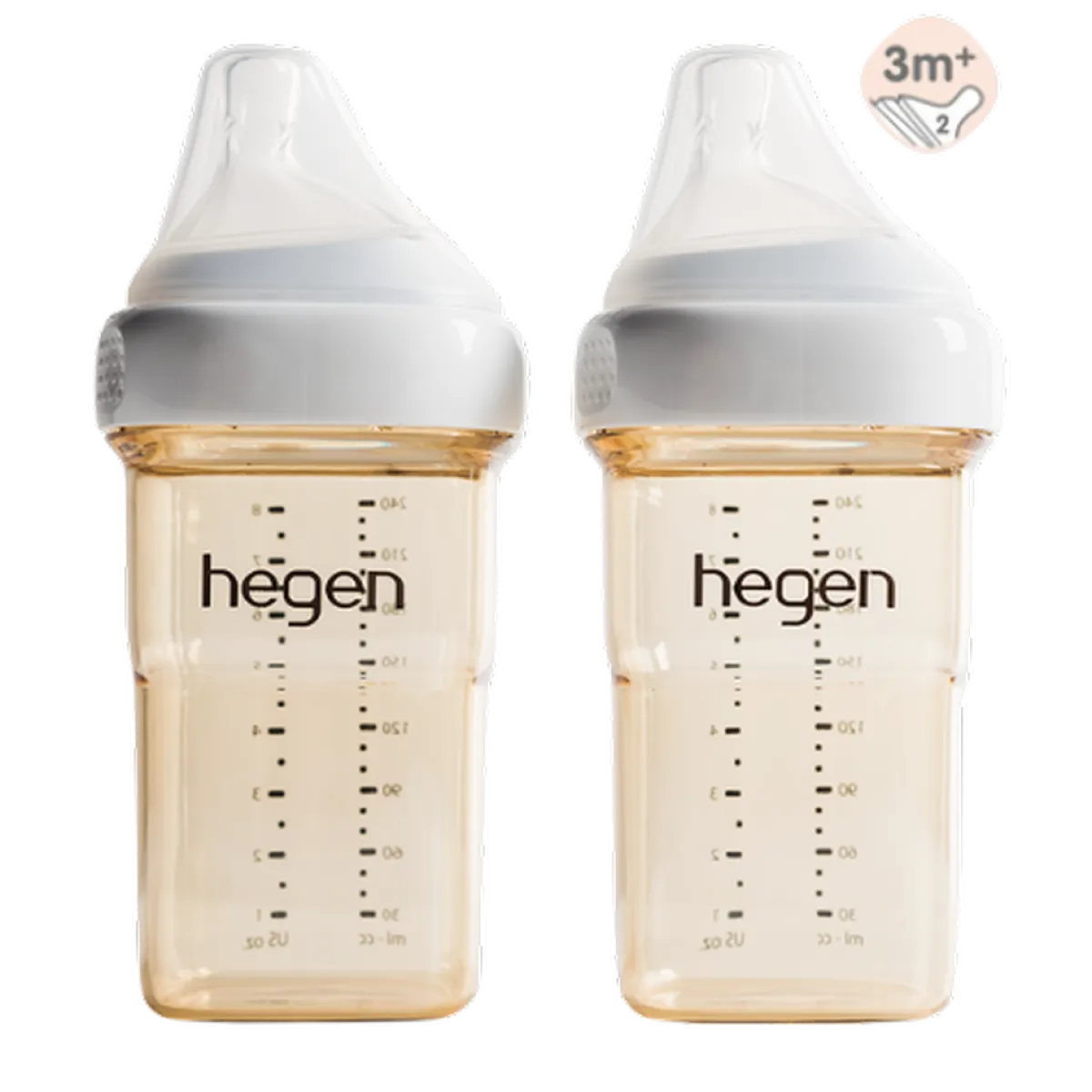 Hegen Flessen * Babyfles 240 ml PPSU - PCTO 2-pack