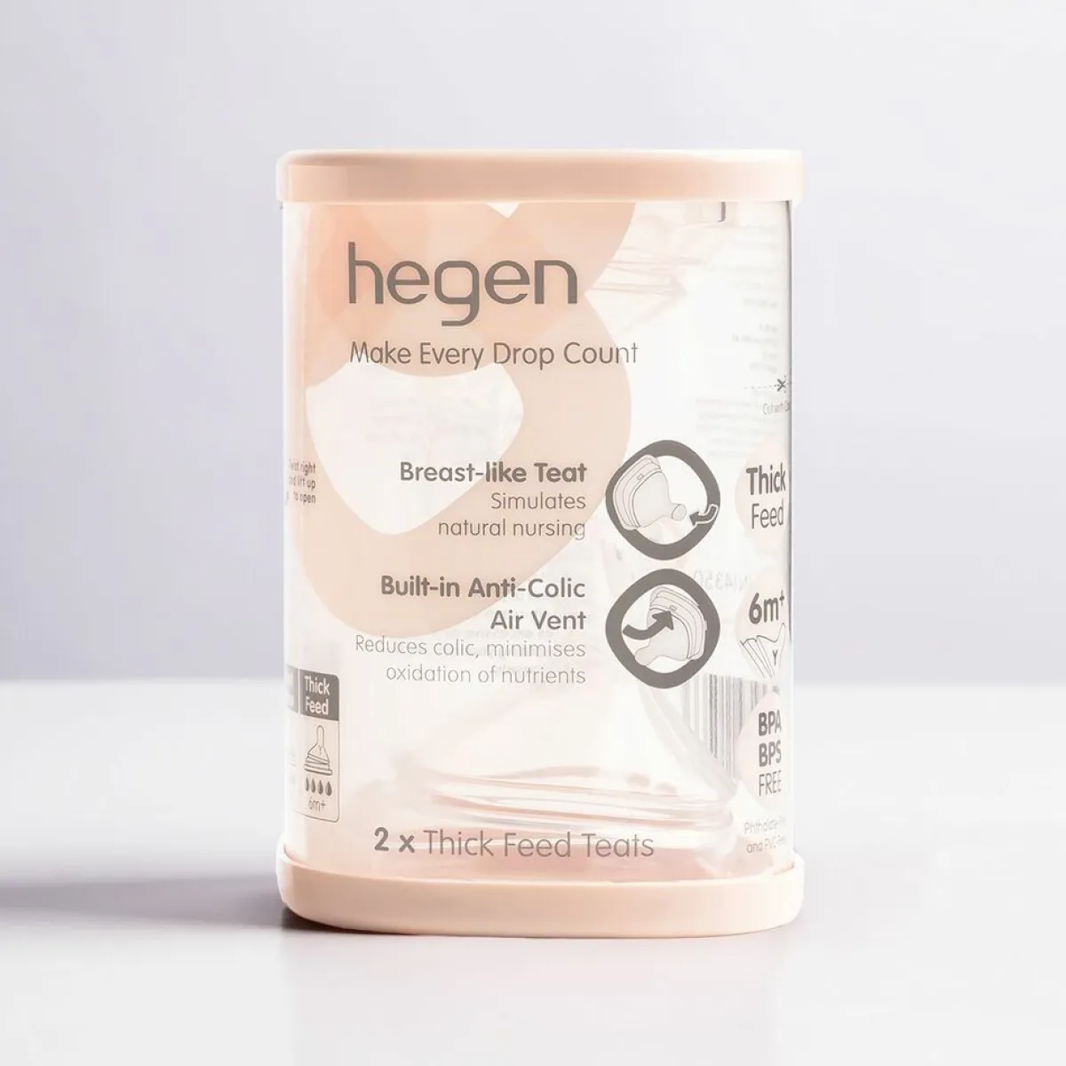 Hegen Flessen * Speen Pap XL 2-pack