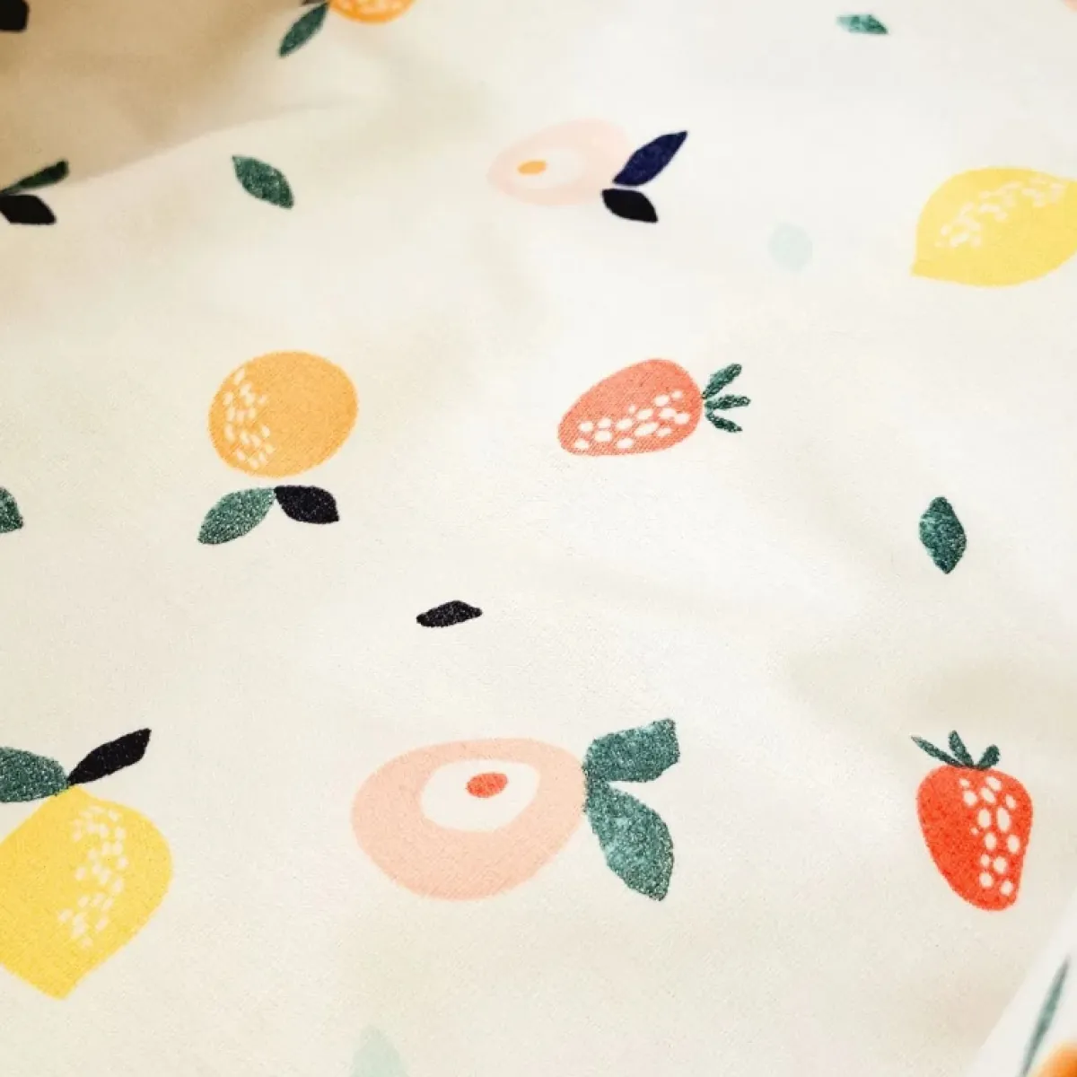 Hollie Houten Speelgoed|Overig * Rieten Poppenwagen Met Kap Summer Fruit Naturel