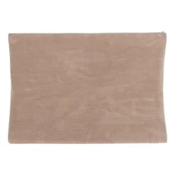 Jollein Waskussenhoezen|Bedtextiel * Aankleedkussenhoes Cloudy Rib Milky Coffee Bruin