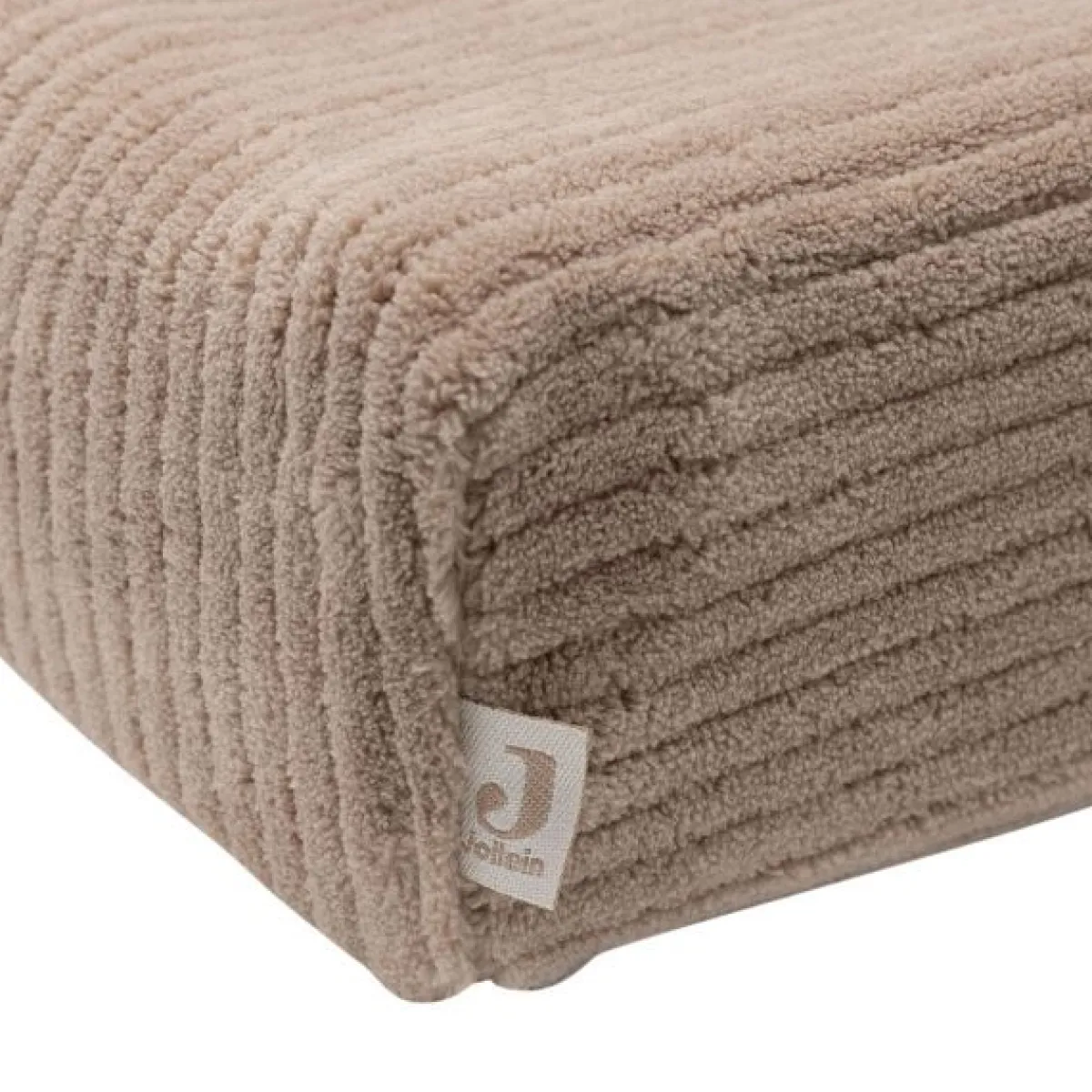 Jollein Waskussenhoezen|Bedtextiel * Aankleedkussenhoes Cloudy Rib Milky Coffee Bruin