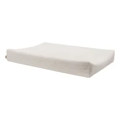 Jollein Waskussenhoezen|Bedtextiel * Aankleedkussenhoes Cloudy Rib Oatmeal Beige