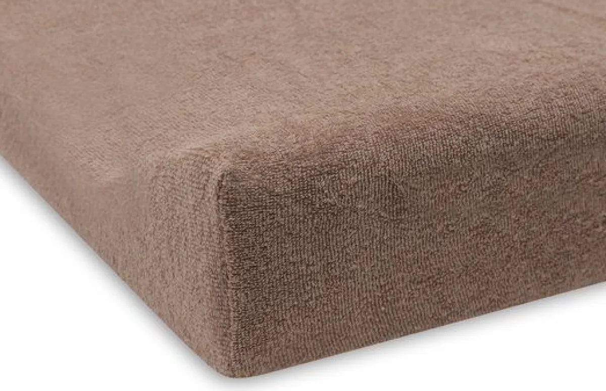 Jollein Waskussenhoezen|Bedtextiel * Aankleedkussenhoes Badstof Milky Coffee 2 Stuks Bruin