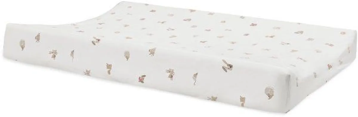Jollein Waskussenhoezen|Bedtextiel * Aankleedkussenhoes Jersey Animal Friends Multicolor