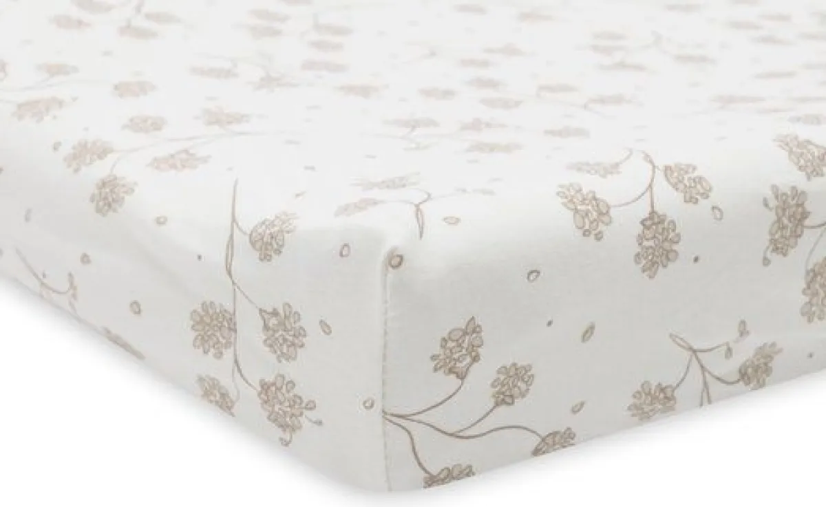Jollein Waskussenhoezen|Bedtextiel * Aankleedkussenhoes Jersey Leafy Dreams Multicolor