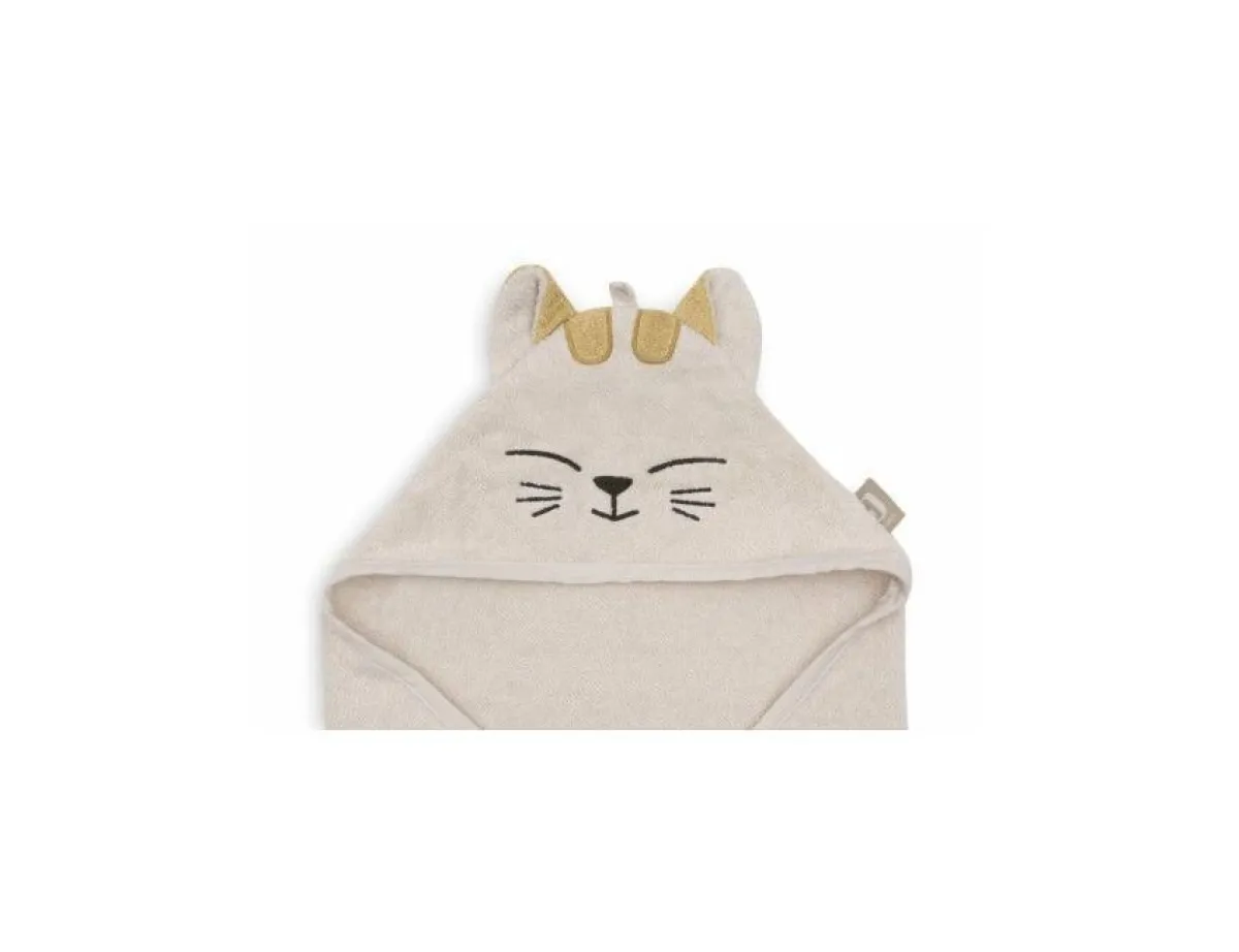 Jollein Badcapes|Bedtextiel * Badcape Badstof Charlie Beige