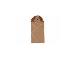 Jollein Badcapes|Bedtextiel * Badcape Badstof Diego Bruin