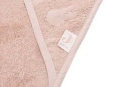 Jollein Badcapes|Bedtextiel * Badcape Nijntje Miffy Jacquard Wild Rose Roze