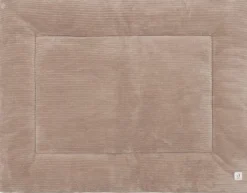 Jollein Boxkleden|Bedtextiel * Boxkleed Cloudy Rib Milky Coffee 75 x 95 cm Bruin