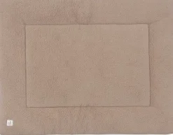 Jollein Boxkleden|Bedtextiel * Boxkleed Cloudy Rib Milky Coffee 75 x 95 cm Bruin