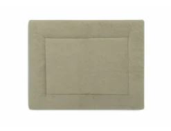 Jollein Boxkleden|Bedtextiel * Boxkleed Grain Knit Olive Green 75 x 95 cm Groen