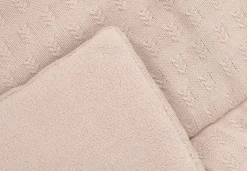 Jollein Boxkleden|Bedtextiel * Boxkleed Grain Knit Wild Rose Roze
