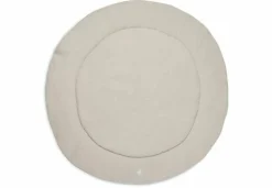 Jollein Boxkleden|Bedtextiel * Boxkleed Rond Basic Knit Nougat - 95 cm Beige