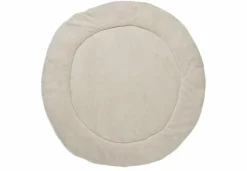 Jollein Boxkleden|Bedtextiel * Boxkleed Rond Basic Knit Nougat - 95 cm Beige
