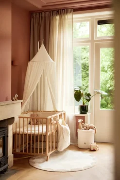 Jollein Opbergzakken|Bedtextiel * Boxopbergzak Cloudy Rib Oatmeal Beige