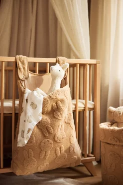 Jollein Accessoires|Opbergzakken * Boxopbergzak Miffy Jacquard Teddy Biscuit Bruin