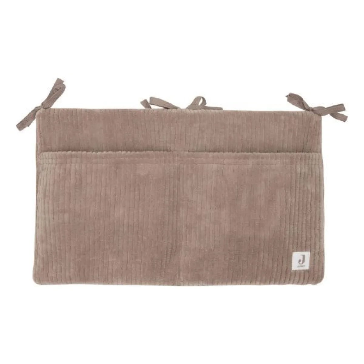 Jollein Opbergzakken|Bedtextiel * Boxopbergzak Organizer Cloudy Rib Milky Coffee Bruin