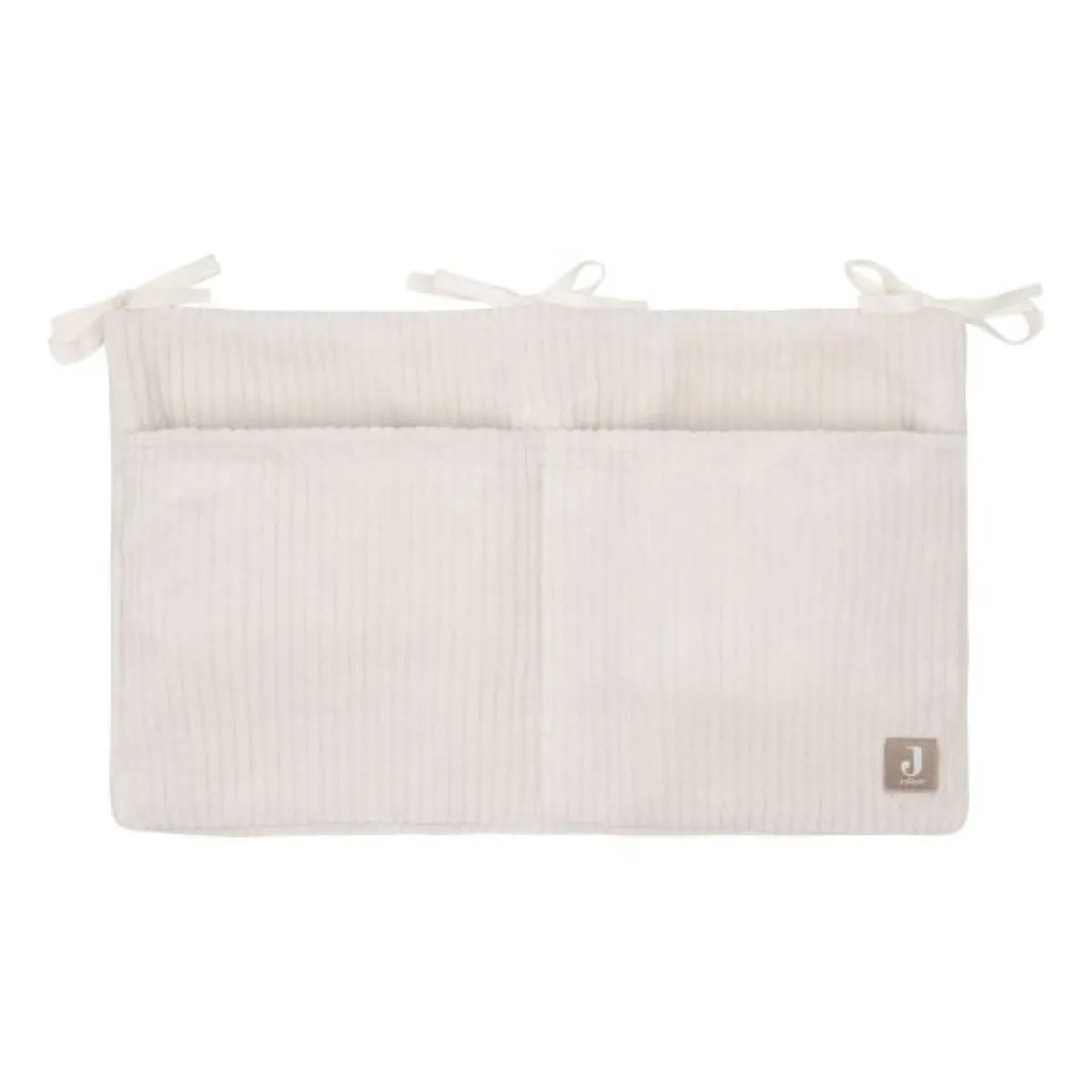 Jollein Opbergzakken|Bedtextiel * Boxopbergzak Organizer Cloudy Rib Oatmeal Beige
