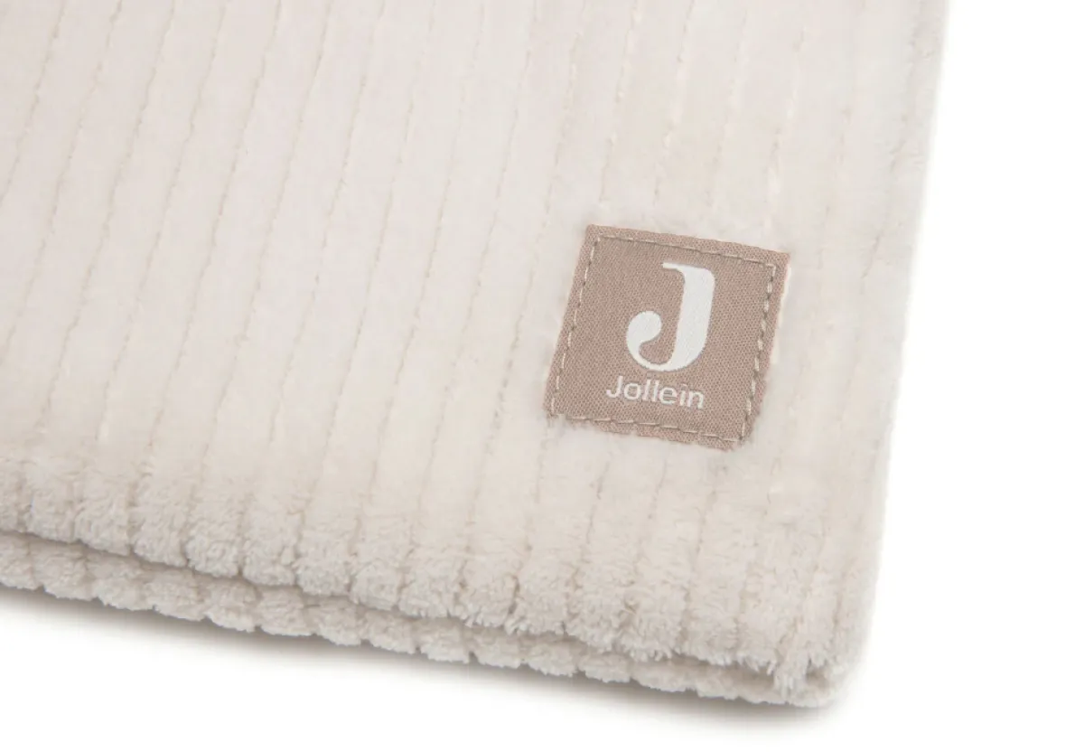 Jollein Opbergzakken|Bedtextiel * Boxopbergzak Organizer Cloudy Rib Oatmeal Beige