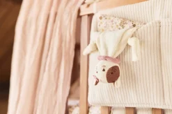 Jollein Opbergzakken|Bedtextiel * Boxopbergzak Organizer Cloudy Rib Oatmeal Beige