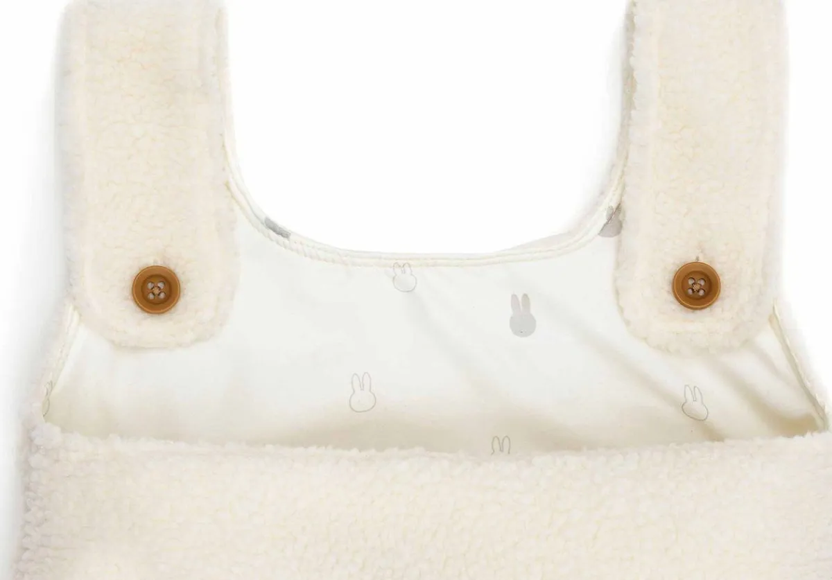 Jollein Opbergzakken|Bedtextiel * Boxopbergzak Teddy Miffy Ivory Wit