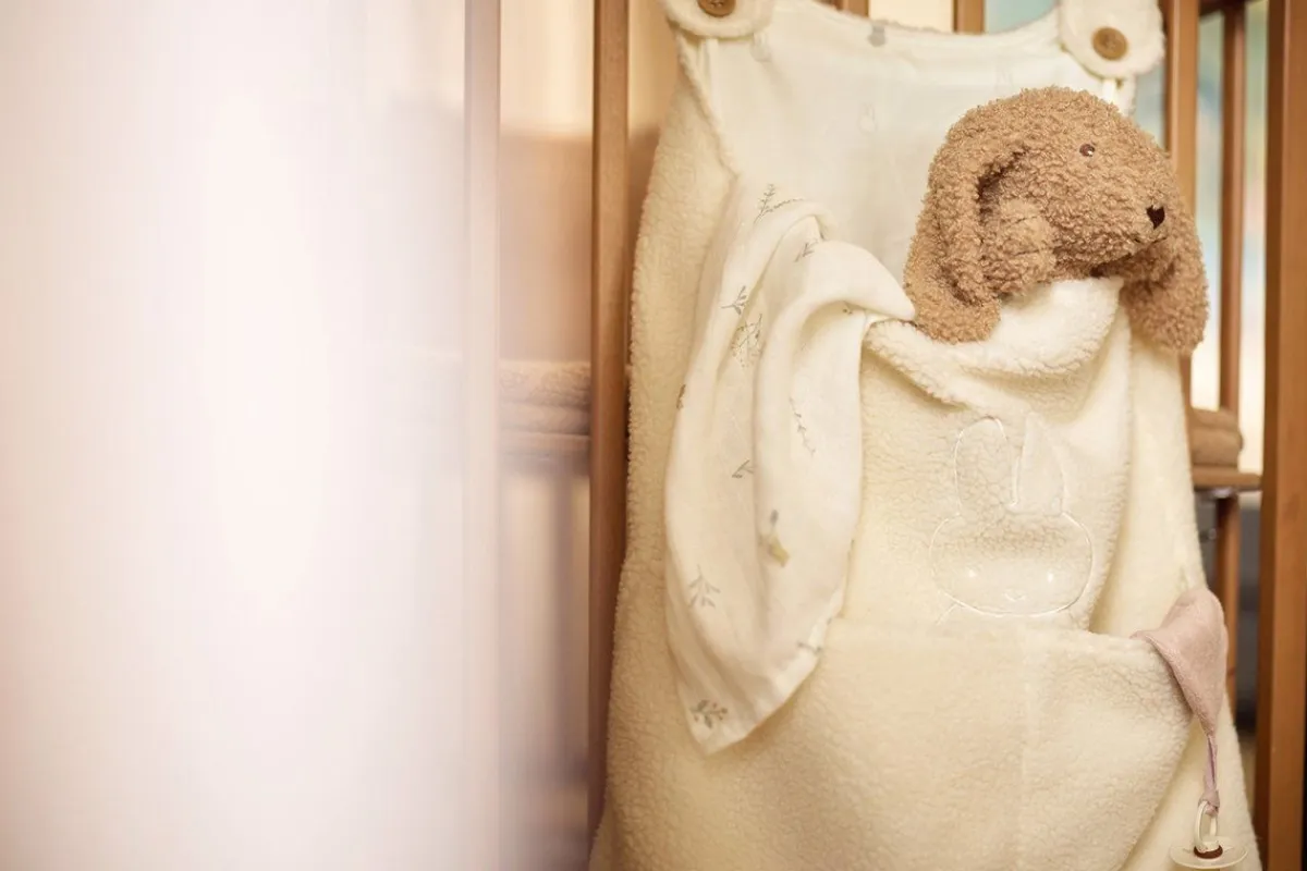 Jollein Opbergzakken|Bedtextiel * Boxopbergzak Teddy Miffy Ivory Wit