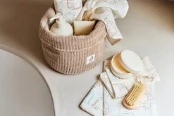 Jollein Manden|Bedtextiel * Commodemandje Cloudy Rib Milky Coffee Bruin