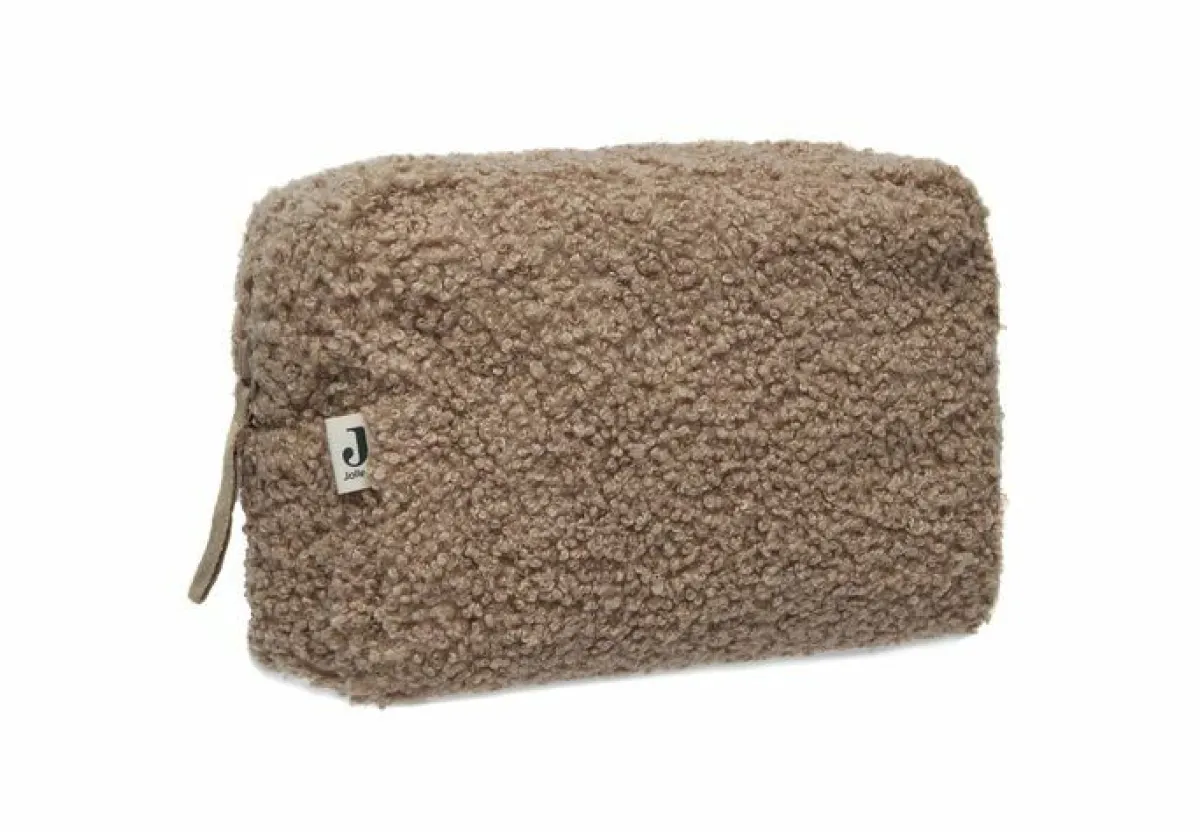 Jollein Verzorgingstassen|Bedtextiel * Etui Boucle Biscuit Bruin