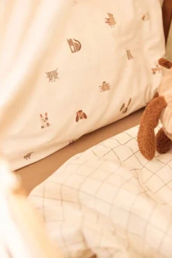 Jollein Bedtextiel * Hoeslaken Ledikant Jersey Milky Coffee Bruin