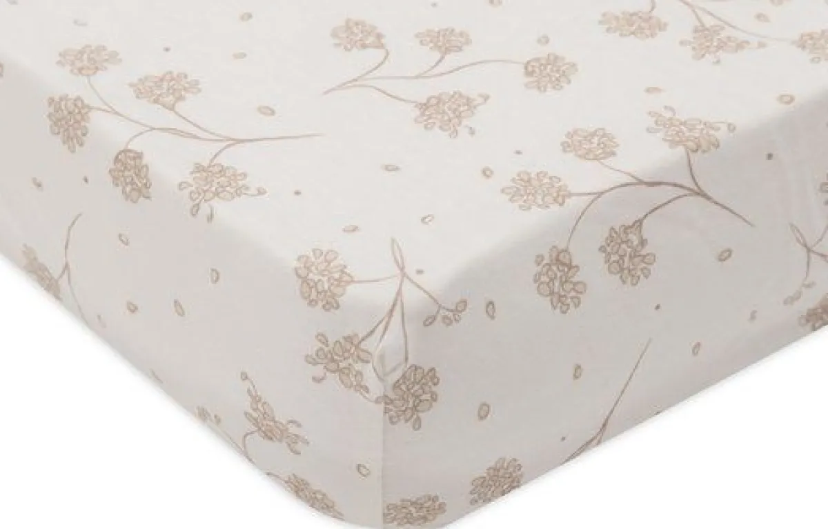 Jollein Bedtextiel * Hoeslaken Ledikant Jersey Leafy Dreams Multicolor